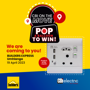 CBI On the move invite for Builders Express Umhlanga